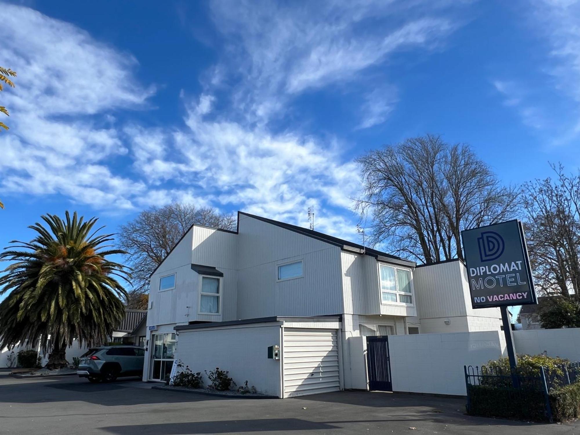 Diplomat Motel Christchurch Exteriör bild
