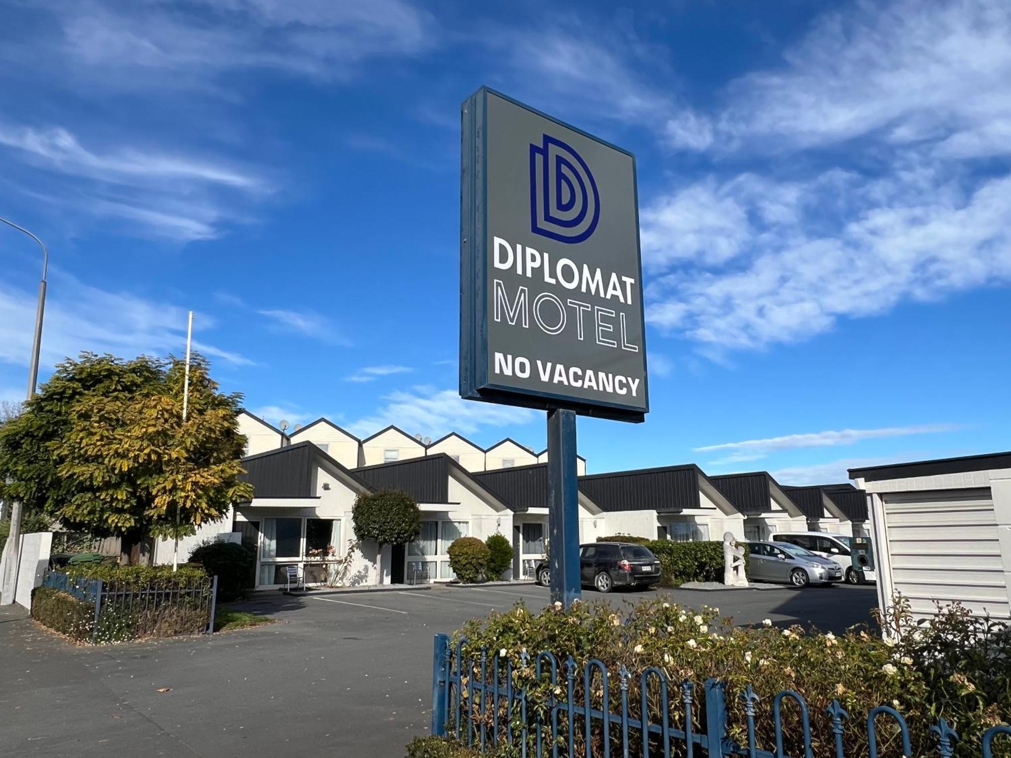 Diplomat Motel Christchurch Exteriör bild