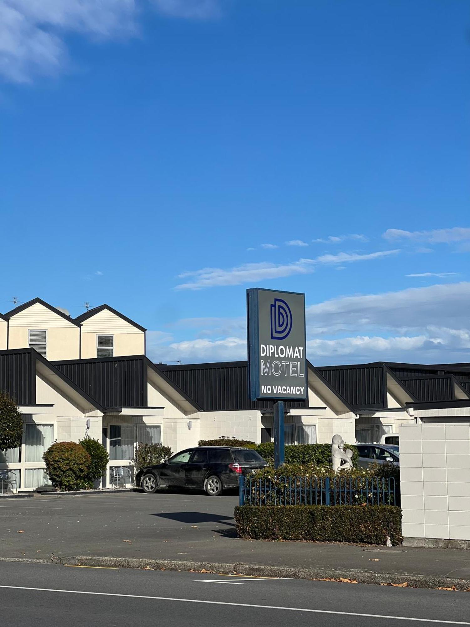 Diplomat Motel Christchurch Exteriör bild