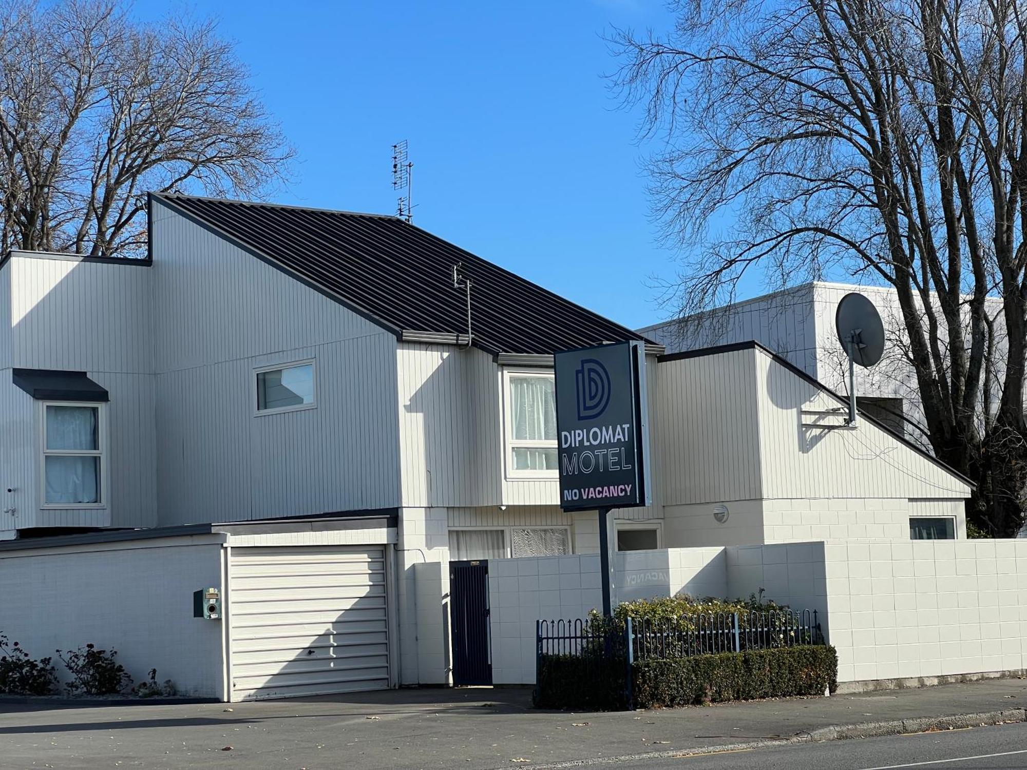 Diplomat Motel Christchurch Exteriör bild